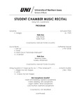 Student Chamber Music Recital, April 27, 2023 [program]