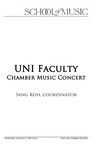 UNI Faculty Chamber Music Concert, Sang Koh, Coordinator, February 22, 2023 [program]
