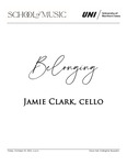 Belonging, Friday October 25, 2024 [program] by University of Northern Iowa. School of Music.