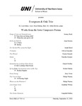 Evergreen & Oak Trio, September 21, 2024 [program] by University of Northern Iowa. School of Music.