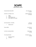 Scape, September 2024 [program] by University of Northern Iowa. School of Music.