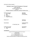 Northern Iowa Youth Orchestra in Concert, Let's Dance! December 8, 2024 [program] by University of Northern Iowa. School of Music.