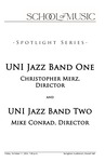 UNI Jazz Band One and UNI Jazz Band Two, October 11, 2024 [program] by University of Northern Iowa. School of Music.