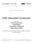 UNI Holiday Concert, Featuring The Cecilians, Cantorei, Concert Chorale, Jazz Band Two, December 9, 2024 [program]