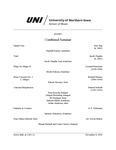 Combined Seminar, November 8, 2024 [program] by University of Northern Iowa. School of Music.