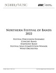 Northern Festival of Bands, 2022, February 12, 2022 [program] by University of Northern Iowa. School of Music.