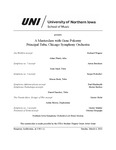 A Masterclass with Gene Pokorny, Principal Tuba, Chicago Symphony Orchestra, March 6, 2022 [program] by University of Northern Iowa. School of Music.