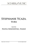Stephanie Ycaza, Tuba, with Natia Shioshvili, Piano, March 1, 2022 [program] by University of Northern Iowa. School of Music.