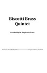 Biscotti Brass Quintet, March 23, 2022 [program] by University of Northern Iowa. School of Music.University of Northern Iowa. School of Music.