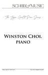 Winston Choi, Piano, March 25, 2022 [program] by University of Northern Iowa. School of Music.University of Northern Iowa. School of Music.