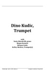 Dino Kudic, Trumpet, April 6, 2022 [program] by University of Northern Iowa. School of Music.