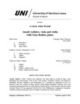 Amadi Azikiwe, viola and violin, with Sean Botkin, piano, April 9, 2022 [program] by University of Northern Iowa. School of Music.