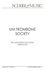 UNI Trombone Society, April 11, 2022 [program] by University of Northern Iowa. School of Music.