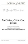 Andrea Johnson, Piano, April 19, 2022 [program] by University of Northern Iowa. School of Music.