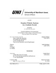 Brandon Whitish, Baritone, in a Graduate Recital, April 23, 2022 [program] by University of Northern Iowa. School of Music.
