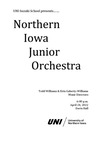 UNI Suzuki School Presents Northern Iowa Junior Orchestra, April 24, 2022 [program] by University of Northern Iowa. School of Music.
