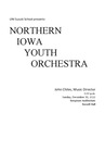 UNI Suzuki School presents: Northern Iowa Youth Orchestra, December 11, 2022 [program]