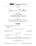 Experience Beethoven, November 5, 2022 [program] by University of Northern Iowa. School of Music.