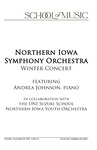 Northern Iowa Symphony Orchestra Winter Concert, November 28, 2022 [program] by University of Northern Iowa. School of Music.