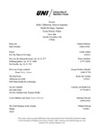 Beth Culberson, Mezzo-Soprano, Sarah Hovinga, Soprano, Dyan Meyer, Piano, November 15, 2022 [program] by University of Northern Iowa. School of Music.