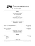 Ryan Burrack, Saxophone, in a Recital, November 2, 2022 [program] by University of Northern Iowa. School of Music.