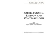 Sophia Patchin, Bassoon and Contrabassoon, Friday, October 28th, 2022 [program] by University of Northern Iowa. School of Music.