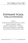 Stephanie Ycaza, Tuba & Euphonium, September 13, 2022 [program] by University of Northern Iowa. School of Music.