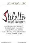 Stiletto Brass Quintet, September 15, 2022 [program] by University of Northern Iowa. School of Music.