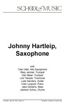 Johnny Hartleip, Saxophone, April 6, 2023 [program] by University of Northern Iowa. School of Music.