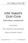 UNI Varsity Glee Club, John Wiles, Conductor, April 24, 2023 [program] by University of Northern Iowa. School of Music.