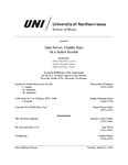 Sam Stover, Double Bass, in a Senior Recital, March 21, 2023 [program] by University of Northern Iowa. School of Music.
