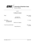 Combined Seminar, April 4, 2025 [program] by University of Northern Iowa. School of Music.