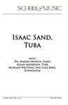 Isaac Sand, Tuba, April 8, 2025 [program] by University of Northern Iowa. School of Music.