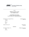 Shakhrom Murodov, Piano, In a Graduate Recital, March 12, 2025 [program] by University of Northern Iowa. School of Music.