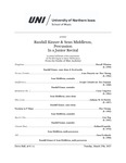 Randall Kinner & Sean Middleton, Percussion, In a Junior Recital, March 25, 2025 [program] by University of Northern Iowa. School of Music.