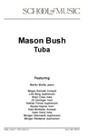 Mason Bush, Tuba, March 7, 2025 [program] by University of Northern Iowa. School of Music.