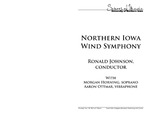 Northern Iowa Wind Symphony, November 20, 2014 [program]