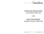 UNI Jazz Band One and Jazz Panthers, October 10, 2014 [program]