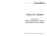Tina Su, Horn, September 16, 2014 [program]