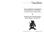 Inglorious Jazzers & UNI Jazz Panthers, November 13, 2014 [program]