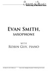 Evan Smith, Saxophone, with Robin Guy, Piano, October 25, 2012 [program] by University of Northern Iowa. School of Music.