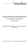Percussion Department, Chamber Ensemble Concert, November 28, 2012 [program] by University of Northern Iowa. School of Music.