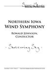 Northern Iowa Wind Symphony, Sheltering Sky, November 15, 2012 [program] by University of Northern Iowa. School of Music.