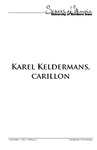 Karel Keldermans, Carillon, November 1, 2012 [program] by University of Northern Iowa. School of Music.