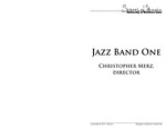 Jazz Band One, November 8, 2013 [program] by University of Northern Iowa. School of Music.