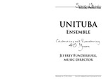 UNITuba Ensemble: Celebrating and Remembering 40 Years, November 19, 2014 [program]