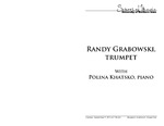 Randy Grabowski, Trumpet, September 9, 2014 [program]