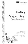 Festival Concert Band, February 11, 2012 [program] by University of Northern Iowa. School of Music.