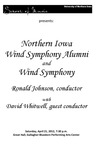 Northern Iowa Wind Symphony Alumni and Wind Symphony, April 21, 2012 [program] by University of Northern Iowa. School of Music.