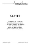 SEXtet, February 28, 2013 [program] by University of Northern Iowa. School of Music.